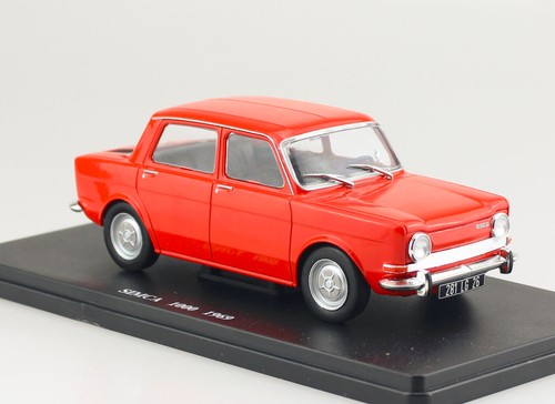 Simca 1000 rot 1969 vitrine - simca,